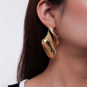 NWT Zara Twisted Earrings